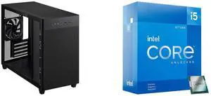 Computer Case CPU Combo -  ASUS AP201 ASUS PRIME CASE TG BLACK Bundle with  Intel BX8071512600KF