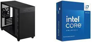 Computer Case CPU Combo -  ASUS AP201 ASUS PRIME CASE TG BLACK Bundle with  Intel BX8071514700KF