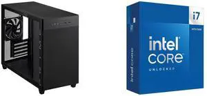 Computer Case CPU Combo -  ASUS AP201 ASUS PRIME CASE TG BLACK Bundle with  Intel BX8071514700K
