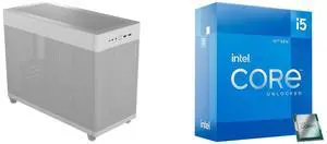 Computer Case CPU Combo -  ASUS AP201/WHT/MESH// Bundle with  Intel BX8071512600K