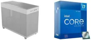 Computer Case CPU Combo -  ASUS AP201/WHT/MESH// Bundle with  Intel BX8071512700KF