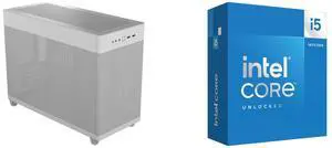 Computer Case CPU Combo -  ASUS AP201/WHT/MESH// Bundle with  Intel BX8071514600K