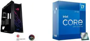 Computer Case CPU Combo -  ASUS GX601 ROG STRIX HELIOS CASE/BK/AL/WITH HANDLE Bundle with  Intel BX8071512700K