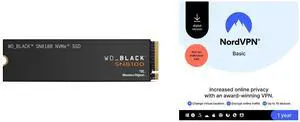 SSD Software Combo -  SanDisk WDS200T1X0M Bundle with  NordVPN NVB1C1Y-RLUS-EA-NE