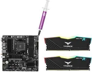 CPU Thermal Paste / Grease Motherboard Memory Combo -  Cooler Master MGZ-NDSG-N07M-R2 Bundle with  MSI B550M PRO-VDH WIFI  and Team Group TF3D416G3200HC16FDC0