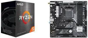 CPU Motherboard Combo: AMD Ryzen 5 5500 w/ ASROCK B450M