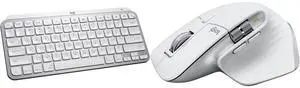 Logitech MX Keys Mini for Mac Minimalist Wireless Keyboard, Compact, Bluetooth, Backlit Keys, USB-C, Tactile Typing, Compatible with MacBook Pro, Macbook Air, iMac, iPad Logitech MX Master 3S for Mac - Wireless Bluetooth Mouse with Ultra-fa