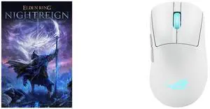 ELDEN RING NIGHTREIGN - PC [Steam Code, UNITED STATES] ASUS ROG Keris II Origin Wireless Gaming Mouse, 64g Ergonomic,  AimPoint Pro 42K DPI Optical Sensor, ROG Micro Switches II, SpeedNova Ultrafast Wireless, Bluetooth Compatible - Moonllig