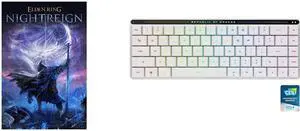 ELDEN RING NIGHTREIGN - PC [Steam Code, UNITED STATES] ASUS ROG Falchion RX Low Profile 65% Compact Wireless Gaming Keyboard, Pre-lubed ROG RX Blue Low-Profile Optical Switches, Tri-mode Connection, MacOS Support, ABS Keycaps, RGB - White