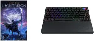 ELDEN RING NIGHTREIGN - PC [Steam Code, UNITED STATES] ASUS ROG Azoth Extreme 75 Custom Gaming Keyboard, Aluminum Chassis, Carbon Fiber Positioning Plate, Adjustable Gasket Mount, 3-Layer Dampening, OLED Touchscreen, ROG NX Snow Linear Swit