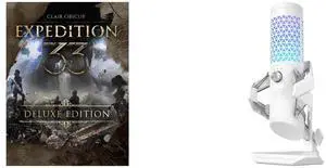 Clair Obscur: Expedition 33 Deluxe Edition - PC [Steam Online Game Code] ASUS ROG Carnyx USB Gaming Microphone (25mm condenser capsule, 192kHz/24-bit, cardioid, high-pass filter, built-in pop filter, metal shock mount, one-touch mute, USB,