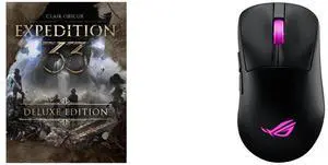 Clair Obscur: Expedition 33 Deluxe Edition - PC [Steam Online Game Code] ASUS ROG Keris II Origin Wireless Gaming Mouse, 64g Ergonomic,  AimPoint Pro 42K DPI Optical Sensor, ROG Micro Switches II, SpeedNova Ultrafast Wireless, Bluetooth Com