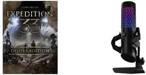 Clair Obscur: Expedition 33 Deluxe Edition - PC [Steam Online Game Code] ASUS ROG Carnyx USB gaming microphone certified by professional streamer, studio-grade 25 mm condenser capsule, high-pass filter, build-in pop filter, premium metal sh
