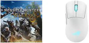 Monster Hunter Wilds - PC [Steam Online Game Code] ASUS ROG Keris II Origin Wireless Gaming Mouse, 64g Ergonomic,  AimPoint Pro 42K DPI Optical Sensor, ROG Micro Switches II, SpeedNova Ultrafast Wireless, Bluetooth Compatible - Moonllight W