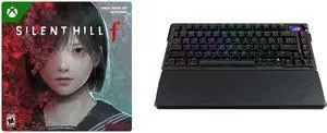 SILENT HILL f Xbox Series X|S and Windows [Digital Code] ASUS ROG Azoth Extreme 75 Custom Gaming Keyboard, Aluminum Chassis, Carbon Fiber Positioning Plate, Adjustable Gasket Mount, 3-Layer Dampening, OLED Touchscreen, ROG NX Snow Linear Sw