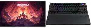 HELLDIVERS 2 - PC [Steam Code, UNITED STATES] ASUS ROG Azoth Extreme 75 Custom Gaming Keyboard, Aluminum Chassis, Carbon Fiber Positioning Plate, Adjustable Gasket Mount, 3-Layer Dampening, OLED Touchscreen, ROG NX Snow Linear Switches, PBT