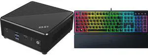 MSI Cubi N ADL Fanless Ultrasmall NUC MINI PC Barebone PC, Intel Celeron N100, WiFi AC9462, BT 5, Duel LAN, ThunderBOLT Type C, Black, Non-OS (ADL-055BUS) Razer Ornata V3 Gaming Keyboard: Low-Profile Keys - Mecha-Membrane Switches - UV-Coat MSI Cubi N ADL Fanless Ultrasmall NUC MINI PC Barebone PC, Intel Celeron N100, WiFi AC9462, BT 5, Duel LAN, ThunderBOLT Type C, Black, Non-OS (ADL-055BUS) Razer Ornata V3 Gaming Keyboard: Low-Profile Keys - Mecha-Membrane Switches - UV-Coat