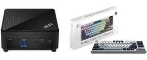 MSI Cubi 5 12M-086BUS Intel SoC Intel Core i3-1215U WIFI 6E 1xHDMI out(2.0b) 1x DP-out(1.4) 2xRJ45 4 USB 3.2 Barebone Systems - Mini-PC,Single Unit - Memory and Storage Sold Separately MSI Forge GK600 TKL Wireless Gaming Keyboard - Mechanic MSI Cubi 5 12M-086BUS Intel SoC Intel Core i3-1215U WIFI 6E 1xHDMI out(2.0b) 1x DP-out(1.4) 2xRJ45 4 USB 3.2 Barebone Systems - Mini-PC,Single Unit - Memory and Storage Sold Separately MSI Forge GK600 TKL Wireless Gaming Keyboard - Mechanic