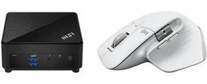 MSI Cubi 5 12M-086BUS Intel SoC Intel Core i3-1215U WIFI 6E 1xHDMI out(2.0b) 1x DP-out(1.4) 2xRJ45 4 USB 3.2 Barebone Systems - Mini-PC,Single Unit - Memory and Storage Sold Separately Logitech MX Master 3S for Mac - Wireless Bluetooth Mous