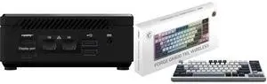 MSI Cubi N ADL Fanless Ultrasmall NUC MINI PC Barebone PC, Intel Pentium N200, WiFi AC9462, BT 5, Duel LAN,  ThunderBOLT Type C, Black, Non-OS (ADL-054BUS) MSI Forge GK600 TKL Wireless Gaming Keyboard - Mechanical Linear Switches, Dye-Subli