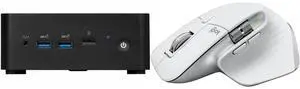 MSI Cubi NUC 13MQG 203BUS Mini Barebone PC, Intel Core i5-1345U vPro Entperise (Windows OS, RAM, HDD are not included)  Cubi13MQG203B Logitech MX Master 3S for Mac - Wireless Bluetooth Mouse with Ultra-fast Scrolling, Ergo, 8K DPI, Quiet Cl