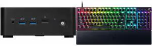 MSI Cubi NUC 13MQG 203BUS Mini Barebone PC, Intel Core i5-1345U vPro Entperise (Windows OS, RAM, HDD are not included)  Cubi13MQG203B Razer Huntsman V3 Pro Analog Optical Esports Keyboard