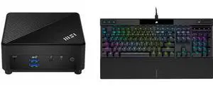 MSI Cubi 5 12M-086BUS Intel SoC Intel Core i3-1215U WIFI 6E 1xHDMI out(2.0b) 1x DP-out(1.4) 2xRJ45 4 USB 3.2 Barebone Systems - Mini-PC,Single Unit - Memory and Storage Sold Separately Corsair K70 RGB PRO Wired Mechanical Gaming Keyboard - MSI Cubi 5 12M-086BUS Intel SoC Intel Core i3-1215U WIFI 6E 1xHDMI out(2.0b) 1x DP-out(1.4) 2xRJ45 4 USB 3.2 Barebone Systems - Mini-PC,Single Unit - Memory and Storage Sold Separately Corsair K70 RGB PRO Wired Mechanical Gaming Keyboard -