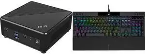 MSI Cubi N ADL Fanless Ultrasmall NUC MINI PC Barebone PC, Intel Celeron N100, WiFi AC9462, BT 5, Duel LAN, ThunderBOLT Type C, Black, Non-OS (ADL-055BUS) Corsair K70 RGB PRO Wired Mechanical Gaming Keyboard - Cherry MX RGB Red Linear Switc MSI Cubi N ADL Fanless Ultrasmall NUC MINI PC Barebone PC, Intel Celeron N100, WiFi AC9462, BT 5, Duel LAN, ThunderBOLT Type C, Black, Non-OS (ADL-055BUS) Corsair K70 RGB PRO Wired Mechanical Gaming Keyboard - Cherry MX RGB Red Linear Switc