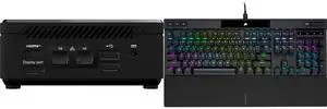 MSI Cubi N ADL Fanless Ultrasmall NUC MINI PC Barebone PC, Intel Pentium N200, WiFi AC9462, BT 5, Duel LAN,  ThunderBOLT Type C, Black, Non-OS (ADL-054BUS) Corsair K70 RGB PRO Wired Mechanical Gaming Keyboard - Cherry MX RGB Red Linear Swit MSI Cubi N ADL Fanless Ultrasmall NUC MINI PC Barebone PC, Intel Pentium N200, WiFi AC9462, BT 5, Duel LAN,  ThunderBOLT Type C, Black, Non-OS (ADL-054BUS) Corsair K70 RGB PRO Wired Mechanical Gaming Keyboard - Cherry MX RGB Red Linear Swit