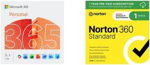 Downloadable Software - Business and Finance Software Combo -  Microsoft EP2-32302- Bundle with  Norton 21409177