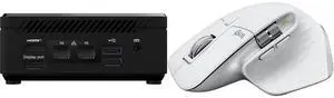 MSI Cubi N ADL Fanless Ultrasmall NUC MINI PC Barebone PC, Intel Pentium N200, WiFi AC9462, BT 5, Duel LAN,  ThunderBOLT Type C, Black, Non-OS (ADL-054BUS) Logitech MX Master 3S for Mac - Wireless Bluetooth Mouse with Ultra-fast Scrolling,