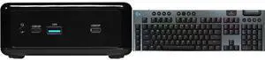 Mini-PC Gaming Keyboard Combo -  ASRock Industrial NUC BOX-1220P Bundle with  Logitech 920-012696