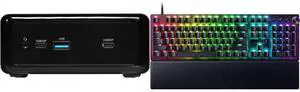 Mini-PC Gaming Keyboard Combo -  ASRock Industrial NUC BOX-1220P Bundle with  RAZER RZ03-04970200-R3U1