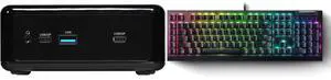 Mini-PC Gaming Keyboard Combo -  ASRock Industrial NUC BOX-1220P Bundle with  RAZER RZ03-04701900-R3U1