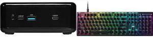 Mini-PC Gaming Keyboard Combo -  ASRock Industrial NUC BOX-1220P Bundle with  RAZER RZ03-04500200-R3U1