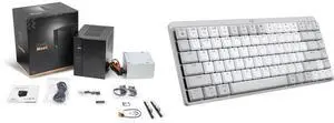 Mini-PC Keyboard Combo -  ASRock DESKMEET X300W/B/BB/BOX/US Bundle with  Logitech 920-010553