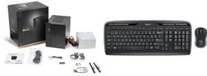 Mini-PC Keyboard Combo -  ASRock DESKMEET X300W/B/BB/BOX/US Bundle with  Logitech 920-002836