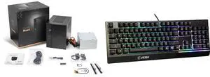 Mini-PC Gaming Keyboard Combo - ASRock DESKMEET X300W/B/BB/BOX/US Bundle with MSI Vigor GK30 Mini-PC Gaming Keyboard Combo - ASRock DESKMEET X300W/B/BB/BOX/US Bundle with MSI Vigor GK30