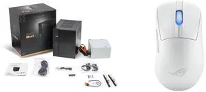 Mini-PC Gaming Mouse Combo -  ASRock DESKMEET X300W/B/BB/BOX/US Bundle with  ASUS 90MP03N0-BMAA10