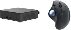 Mini-PC Mouse Combo -  ASUS RNUC13ANKH70000UI Bundle with  Logitech 910-006197