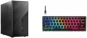Mini-PC Gaming Keyboard Combo -  ASRock DESKMINI X600/USB4/B/BB/BOX/US Bundle with  SteelSeries 64913