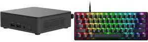 Mini-PC Gaming Keyboard Combo -  ASUS RNUC13ANKH70000UI Bundle with  RAZER RZ03-04990200-R3U1