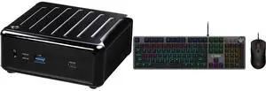 Mini-PC Gaming Keyboard Combo -  ASRock Industrial NUC BOX-1260P Bundle with  MSI FORGE GK310 COMBO RED US