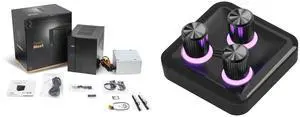 Mini-PC Professional Video Devices Combo -  ASRock DESKMEET B760W/B/BB/BOX/US Bundle with  Cooler Master MHKB03AA22