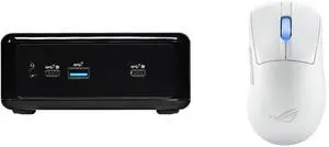 Mini-PC Gaming Mouse Combo -  ASRock Industrial NUC BOX-1165G7 Bundle with  ASUS 90MP03N0-BMAA10