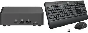 Mini-PC Keyboard Combo -  ASUS RNUC15CRKC50000U Bundle with  Logitech 920-008671