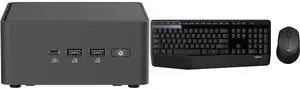 Mini-PC Keyboard Combo -  ASUS RNUC15CRHU50000U Bundle with  Logitech 920-006481