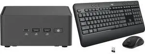Mini-PC Keyboard Combo -  ASUS RNUC15CRHU50000U Bundle with  Logitech 920-008671