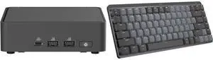 Mini-PC Keyboard Combo -  ASUS RNUC15CRKC50000U Bundle with  Logitech 920-010831