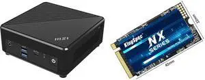 Mini-PC SSD Combo -  MSI Cubi N ADL S-055BUS Bundle with  KingSpec NXM 512